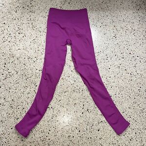Lululemon purple leggings full length 8 high rise waist